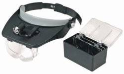 Peak-mounted, Illuminated Magnifier | Type : Peak-mounted, illuminated magnifier